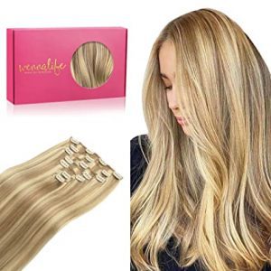 Wavy clip in hair extensions