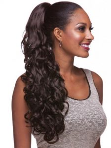 Curly ponytail extensions 