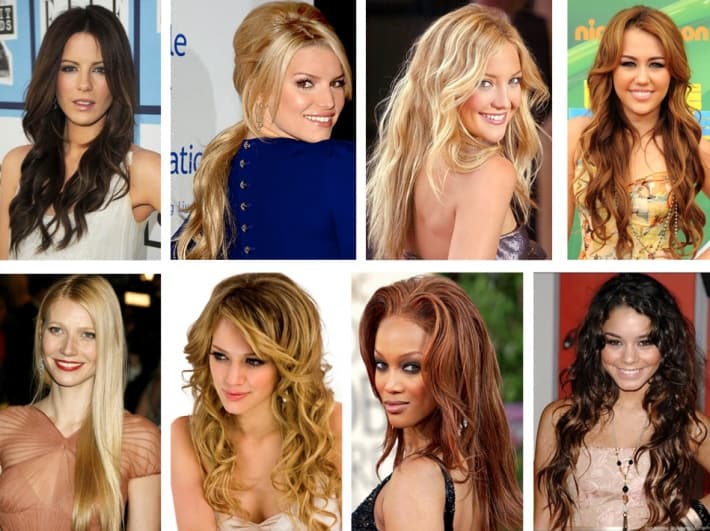 Celebities hair extensions use