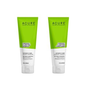 Acure Curiously Clarifying Lemongrass Shampoo and nature Conditioner