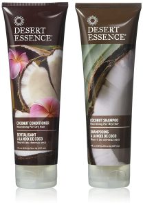 Desert Essence Coconut Shampoo and Conditioner