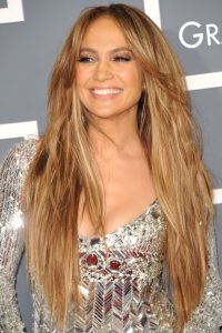Jennifer Lopez Visible Hair Extensions