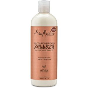 Shea Moisture Hair Conditioner Curly Hair Products, Coconut & Hibiscus Curl & Shine